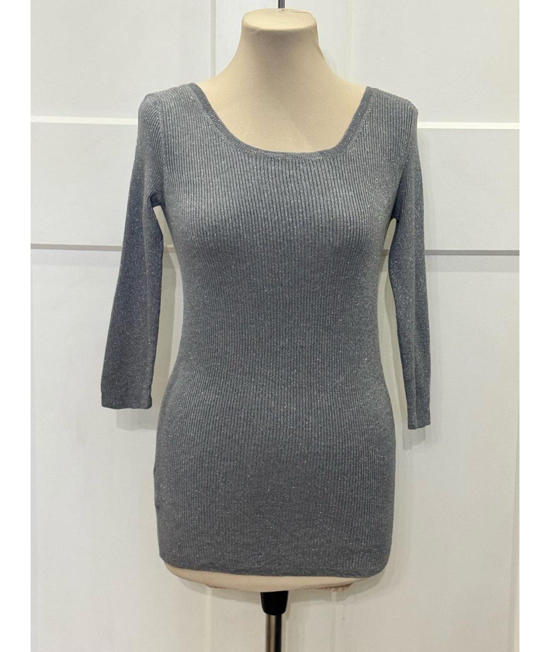 PRADA Серый шерстяной джемпер / свитер, фото 8