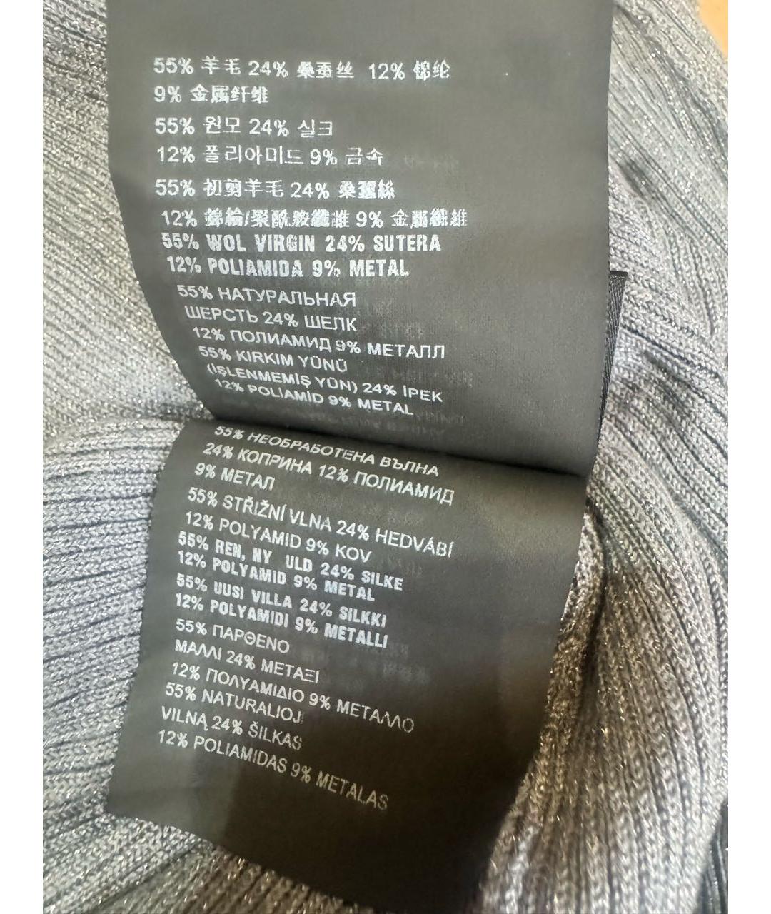 PRADA Серый шерстяной джемпер / свитер, фото 7