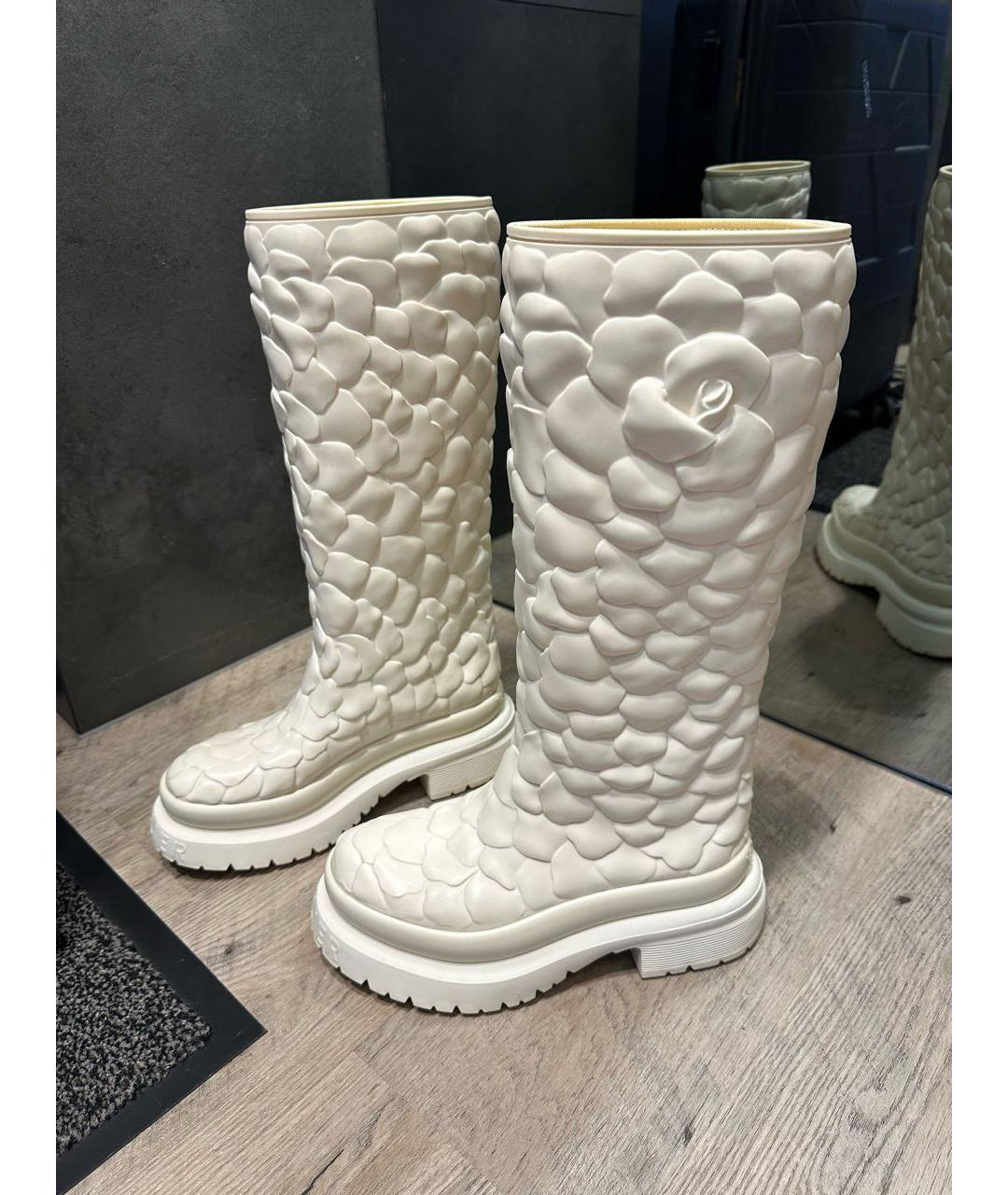 VALENTINO Белые резиновые сапоги, фото 6