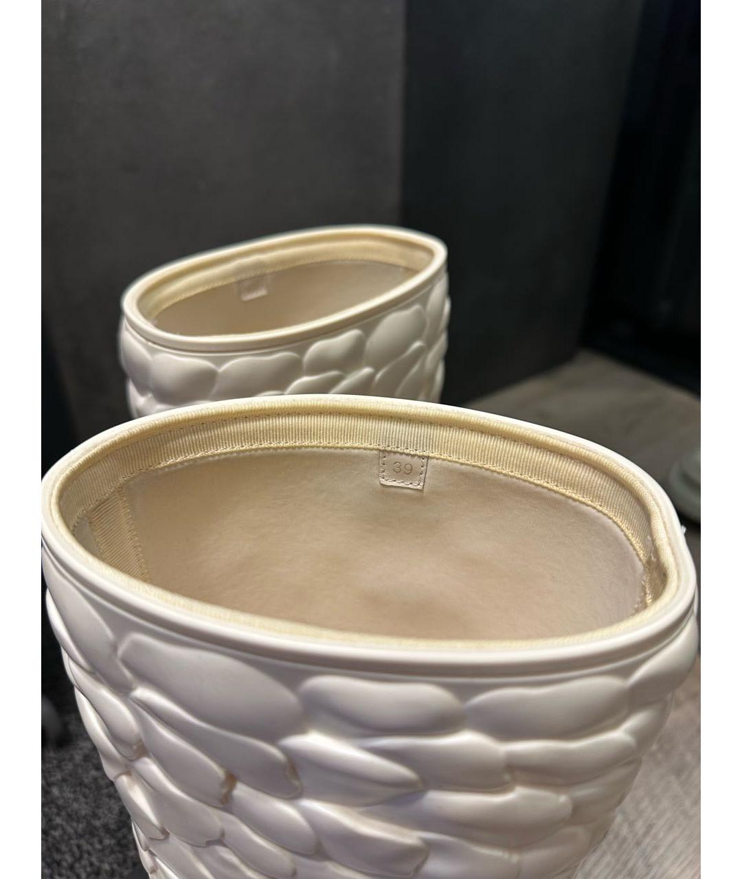 VALENTINO Белые резиновые сапоги, фото 3