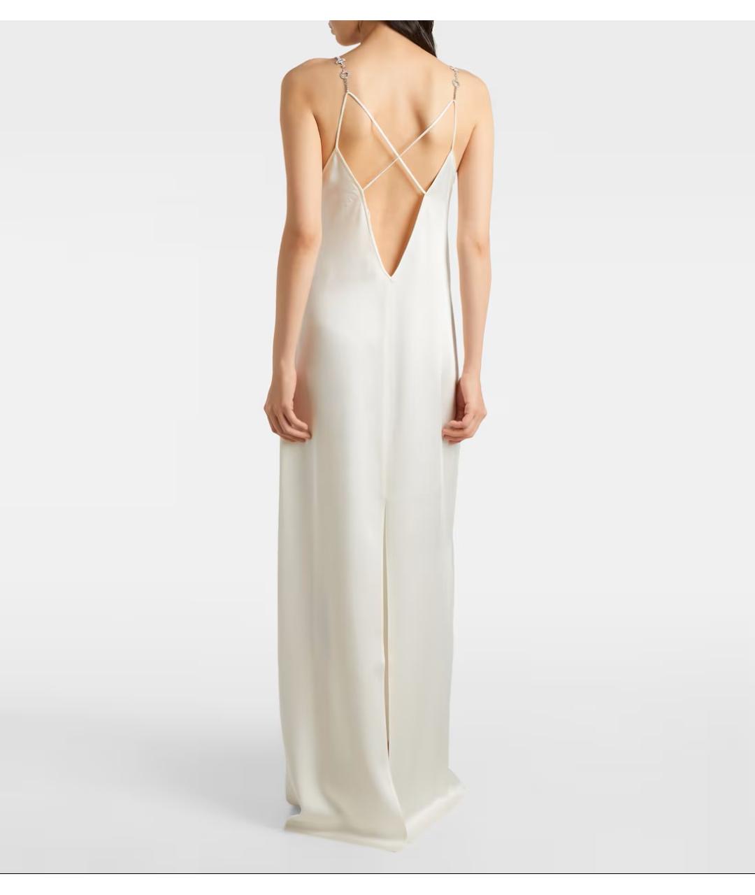 GUCCI Белое ацетатное коктейльное платье, фото 3