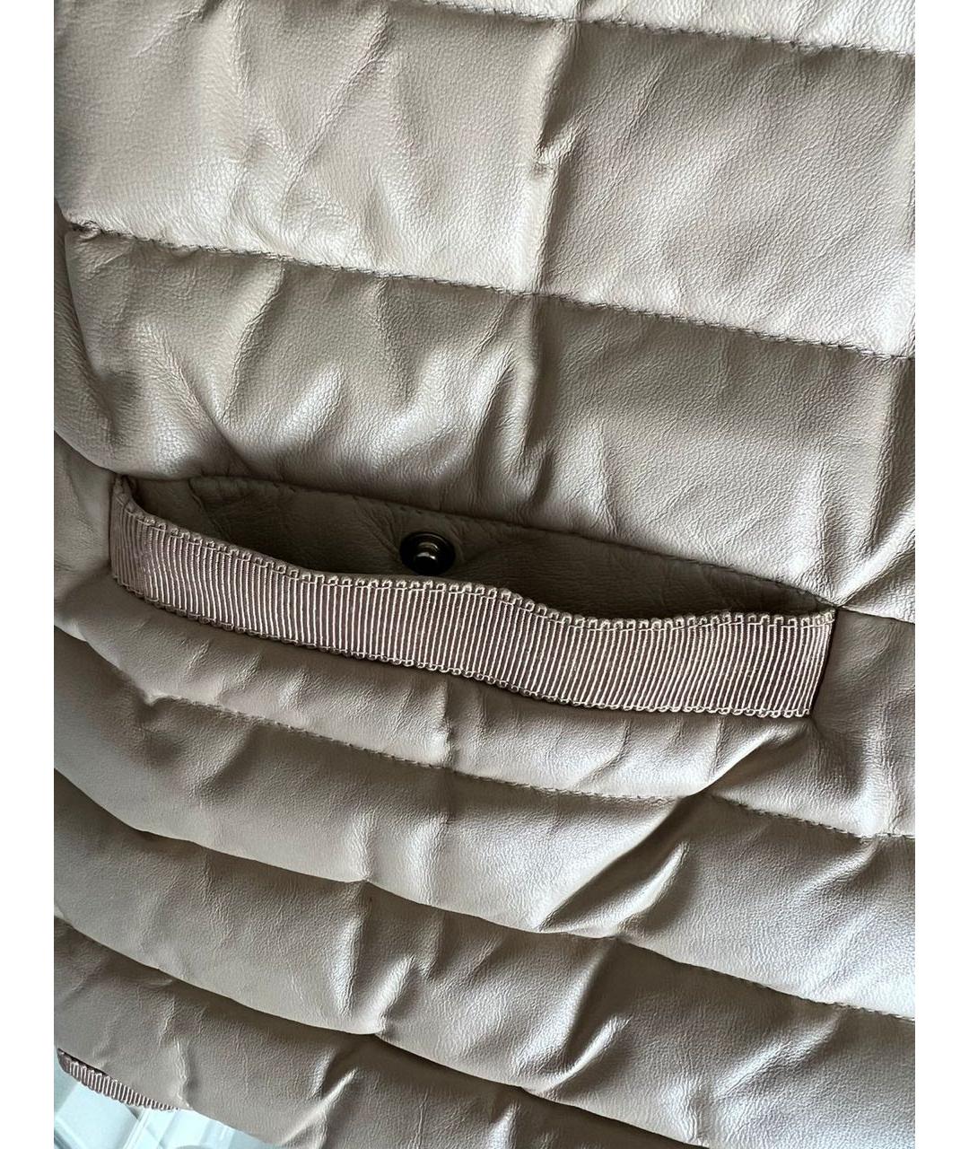 MONCLER Кожаная куртка, фото 6