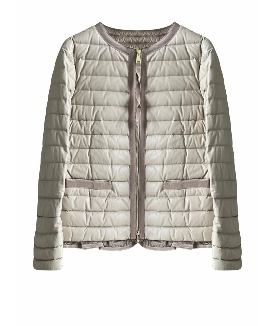 MONCLER Кожаная куртка, фото 1