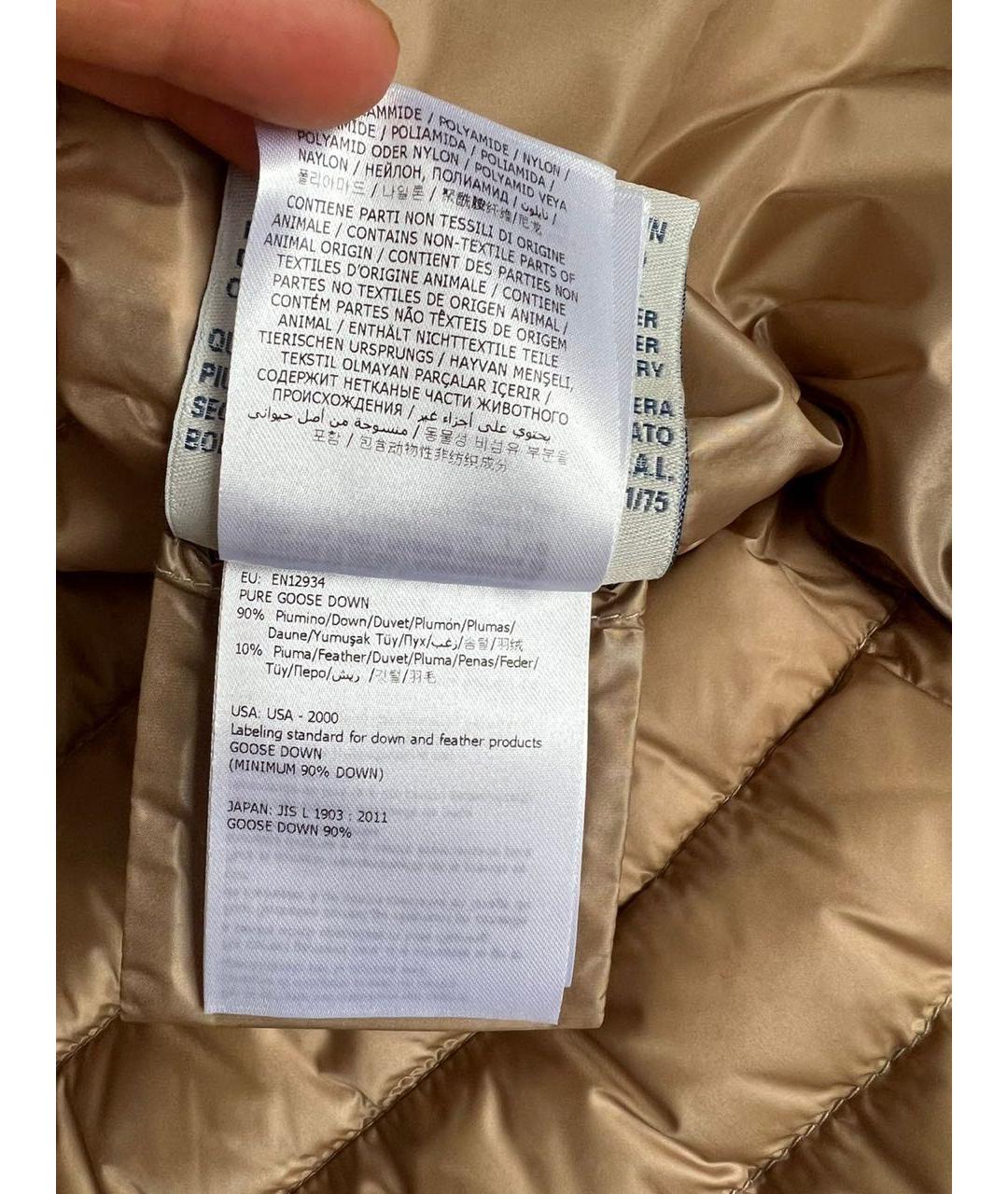 MONCLER Кожаная куртка, фото 7