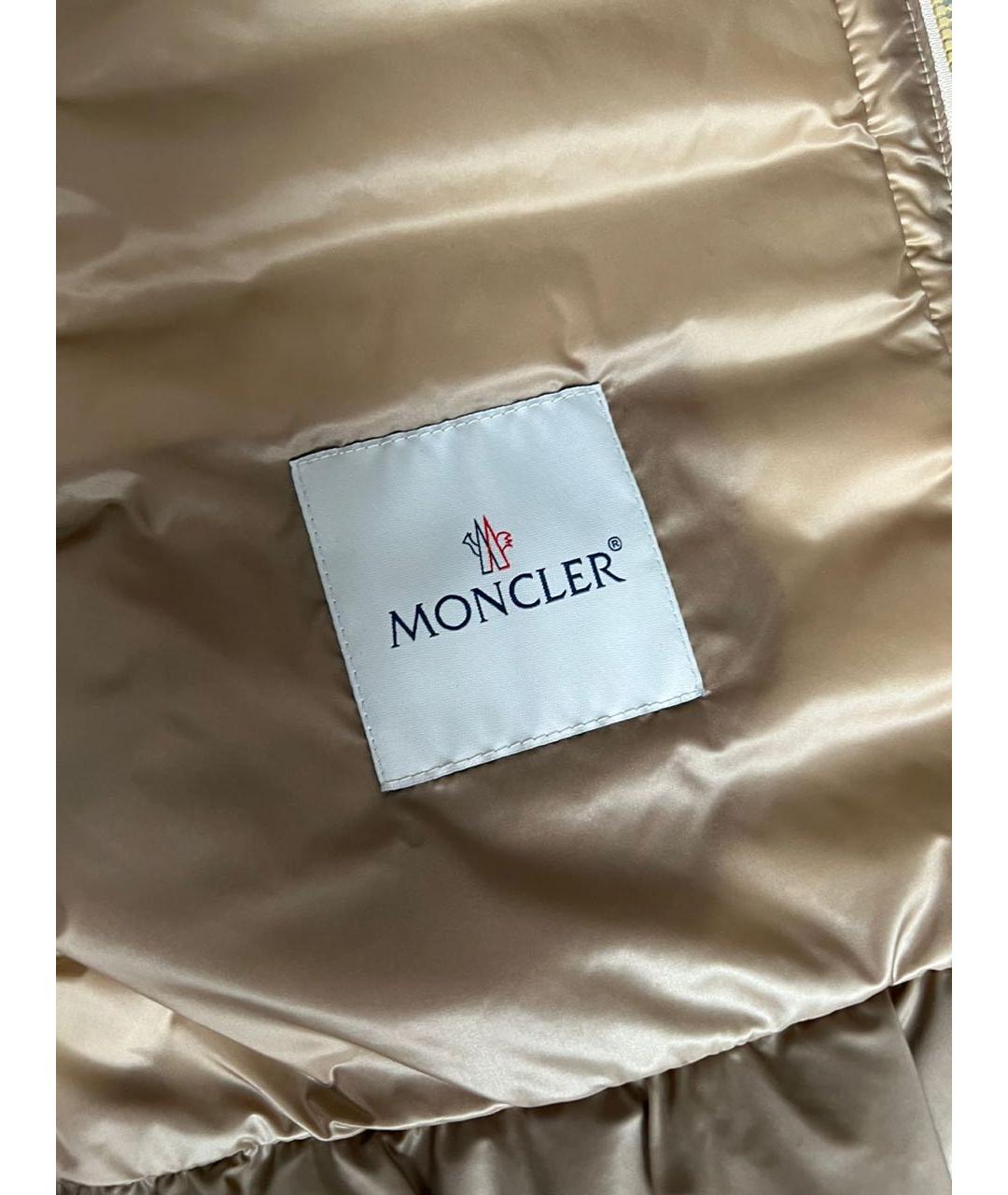 MONCLER Кожаная куртка, фото 3