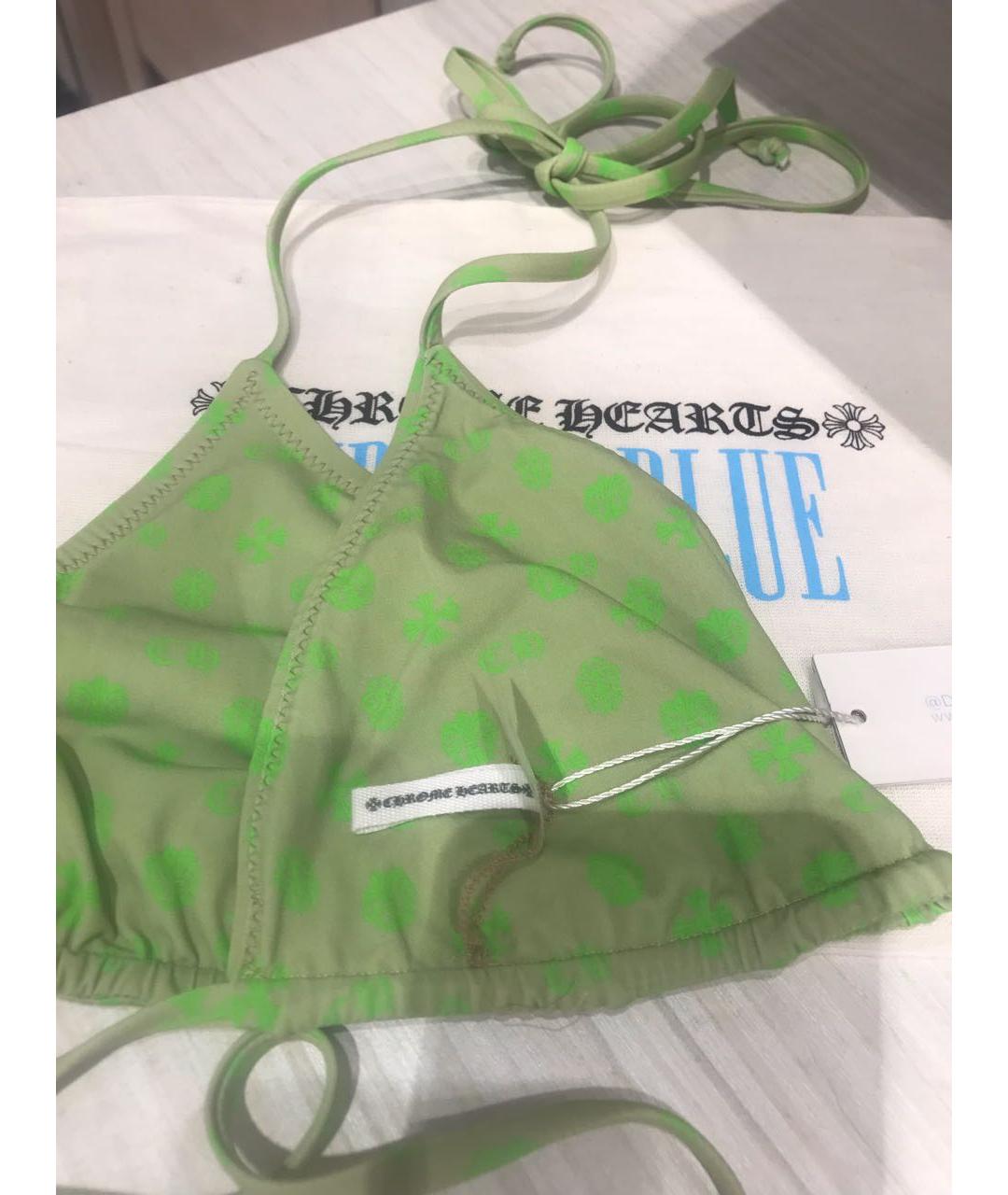 CHROME HEARTS Салатовый купальник, фото 3