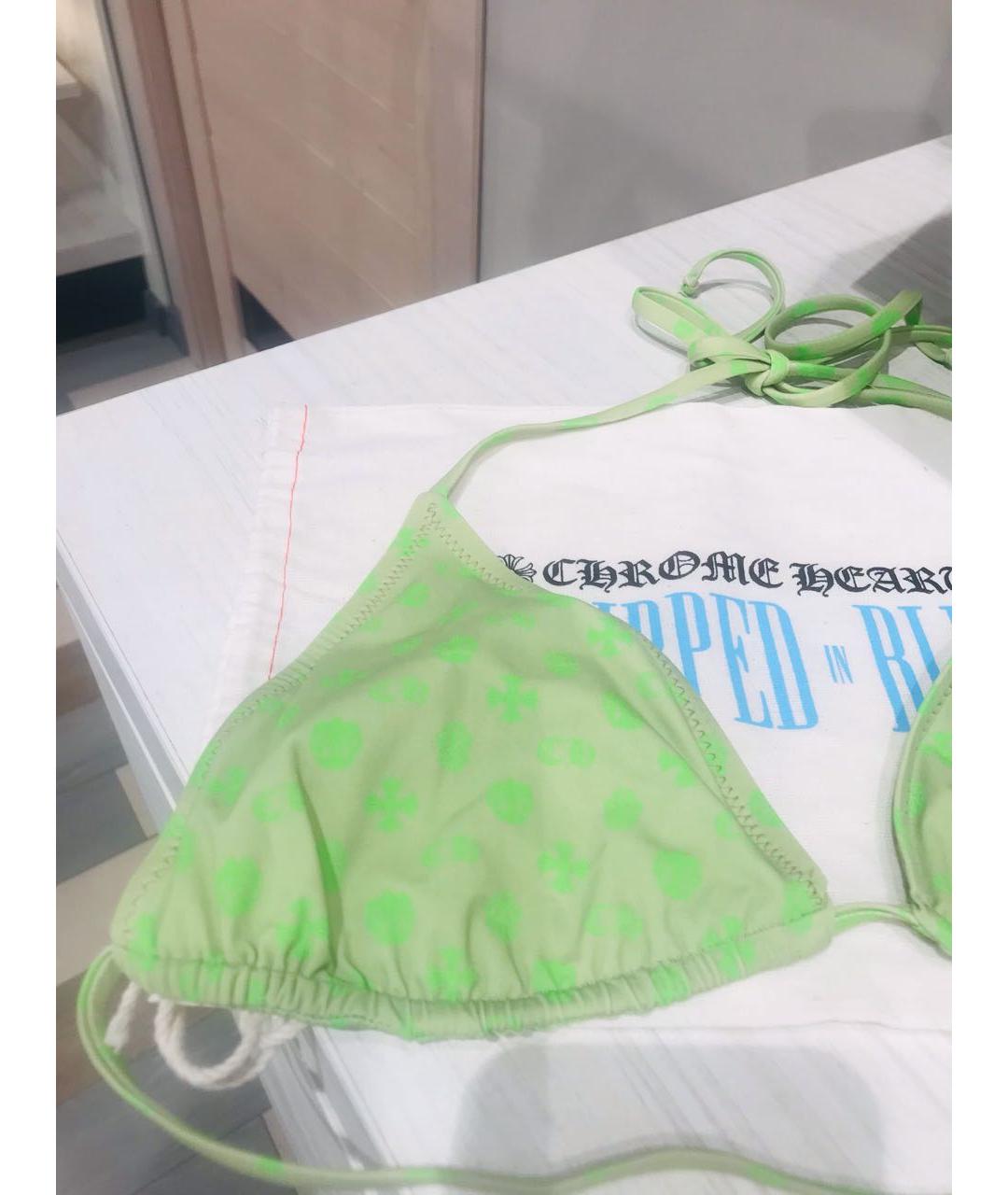 CHROME HEARTS Салатовый купальник, фото 2