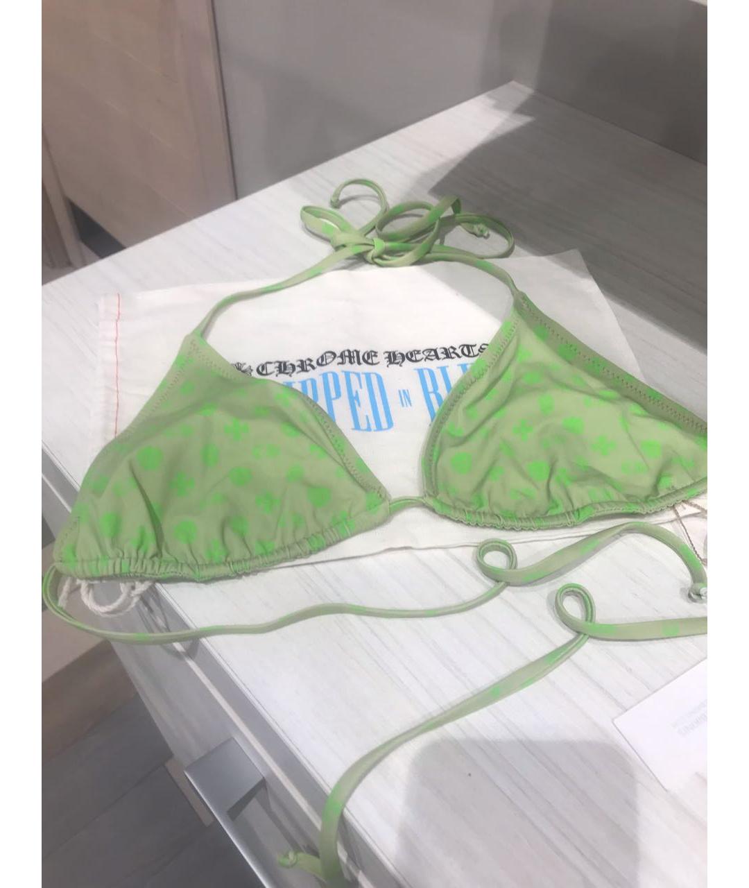 CHROME HEARTS Салатовый купальник, фото 4
