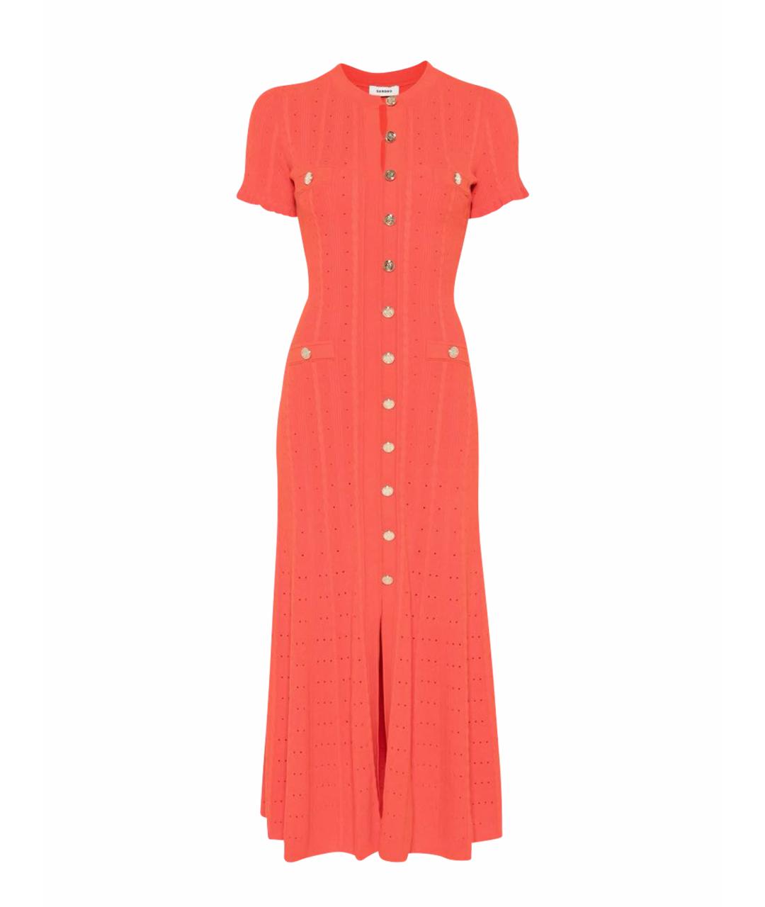 SANDRO Красное повседневное платье, фото 1