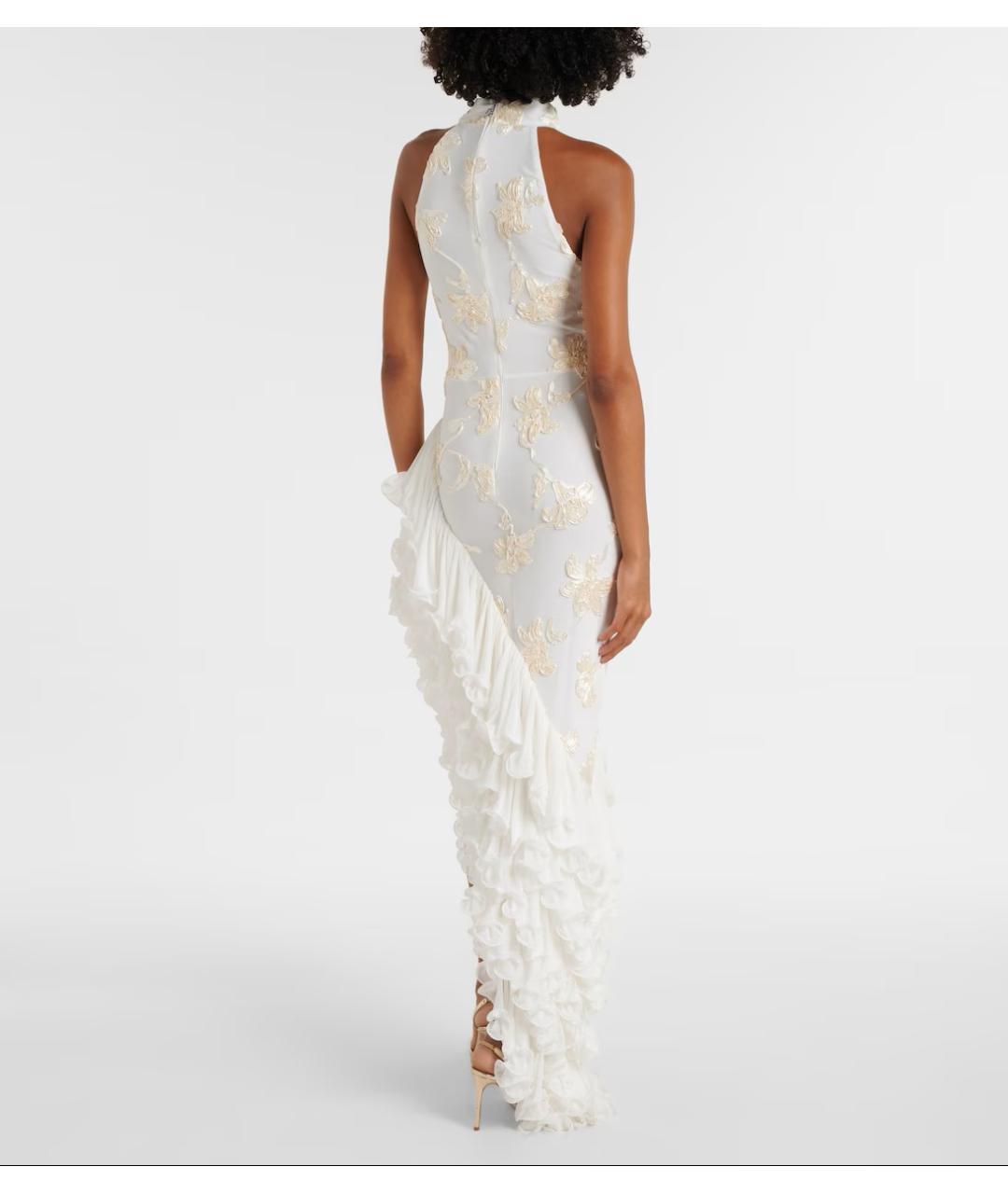 ROTATE Белое полиэстеровое свадебное платье, фото 3