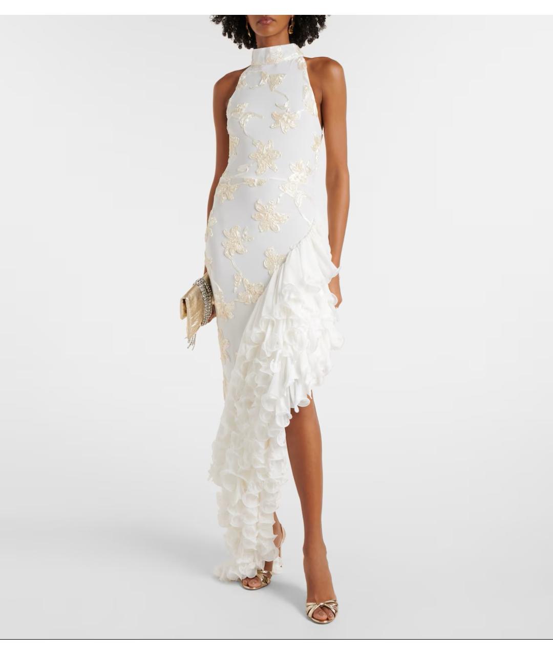 ROTATE Белое полиэстеровое свадебное платье, фото 2