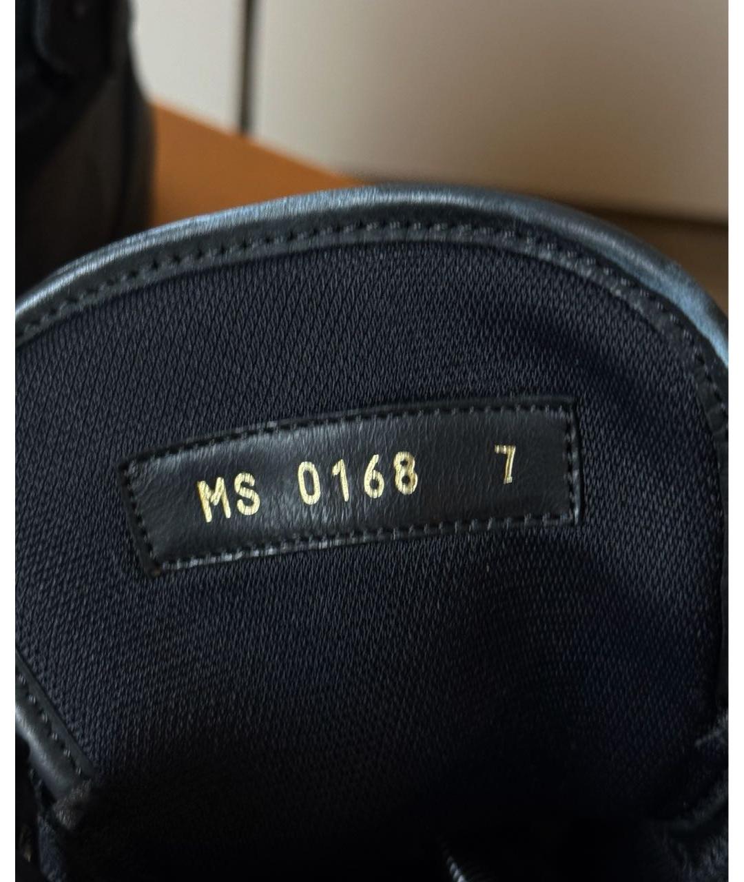 LOUIS VUITTON Черные высокие кроссовки / кеды, фото 5