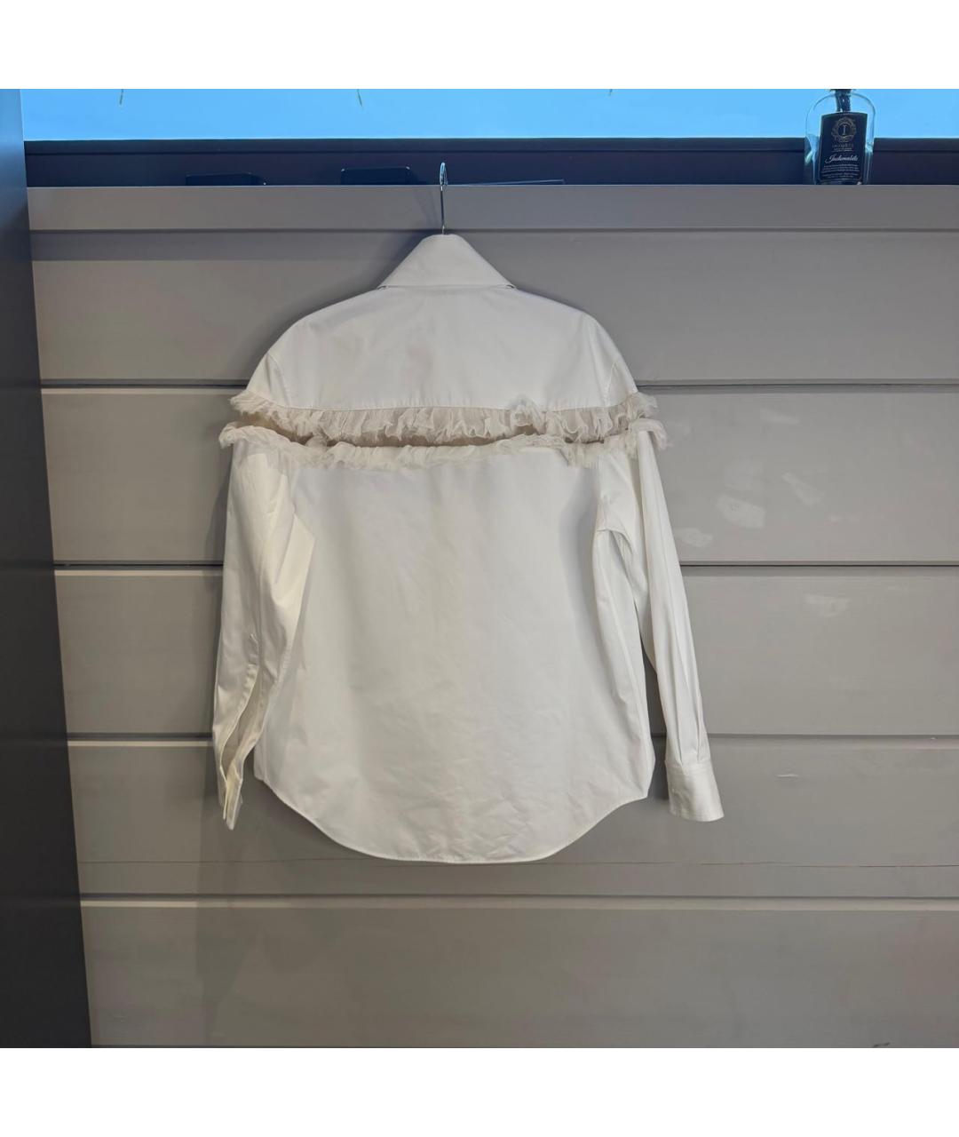 ALEXANDER MCQUEEN Белая хлопковая рубашка, фото 2