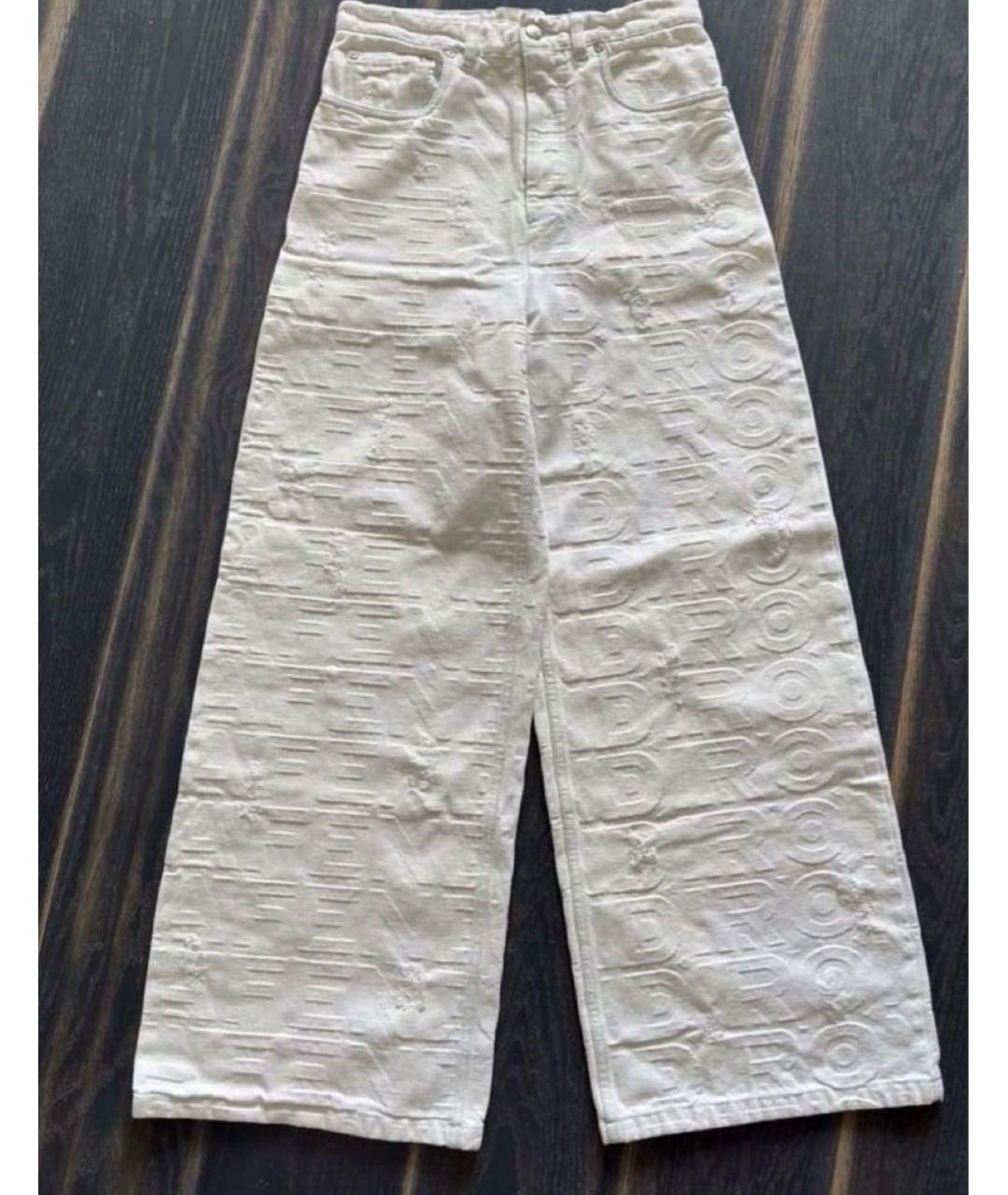 FENDI Белый хлопковый костюм с брюками, фото 5