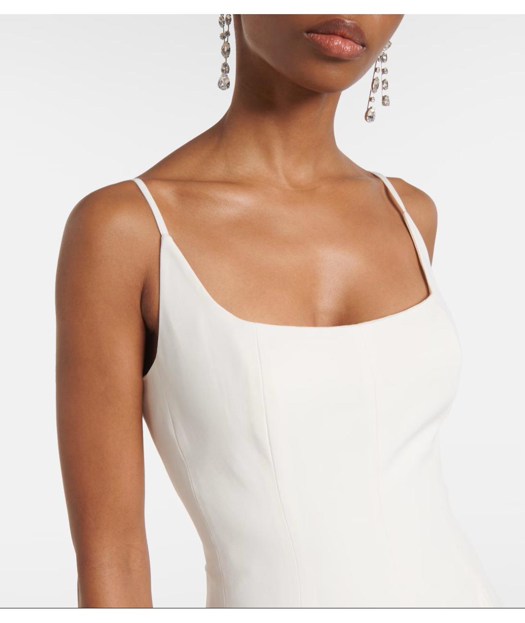 STAUD Белое хлопковое свадебное платье, фото 4