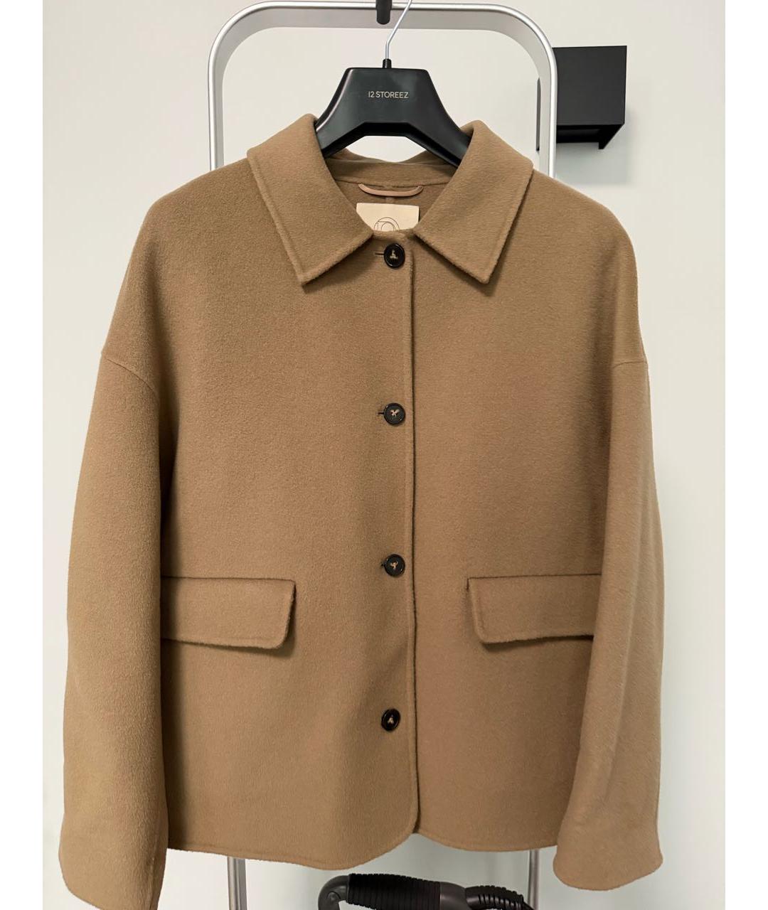 12 STOREEZ Коричневое кашемировое пальто, фото 3