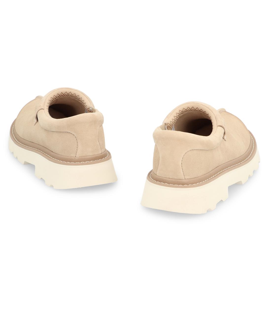 UGG AUSTRALIA Бежевые низкие ботинки, фото 3