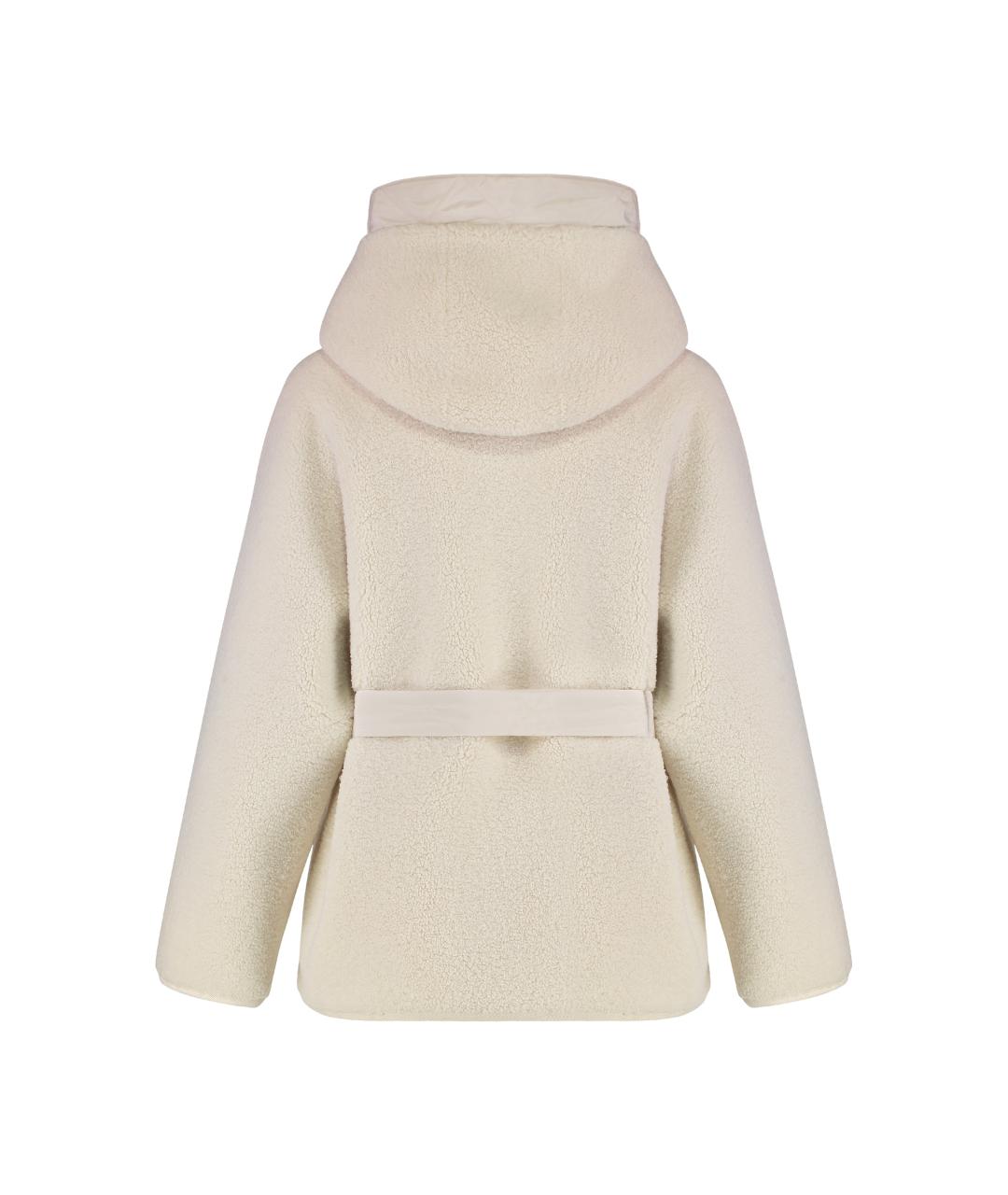 PINKO Белая полиэстеровая дубленка, фото 2