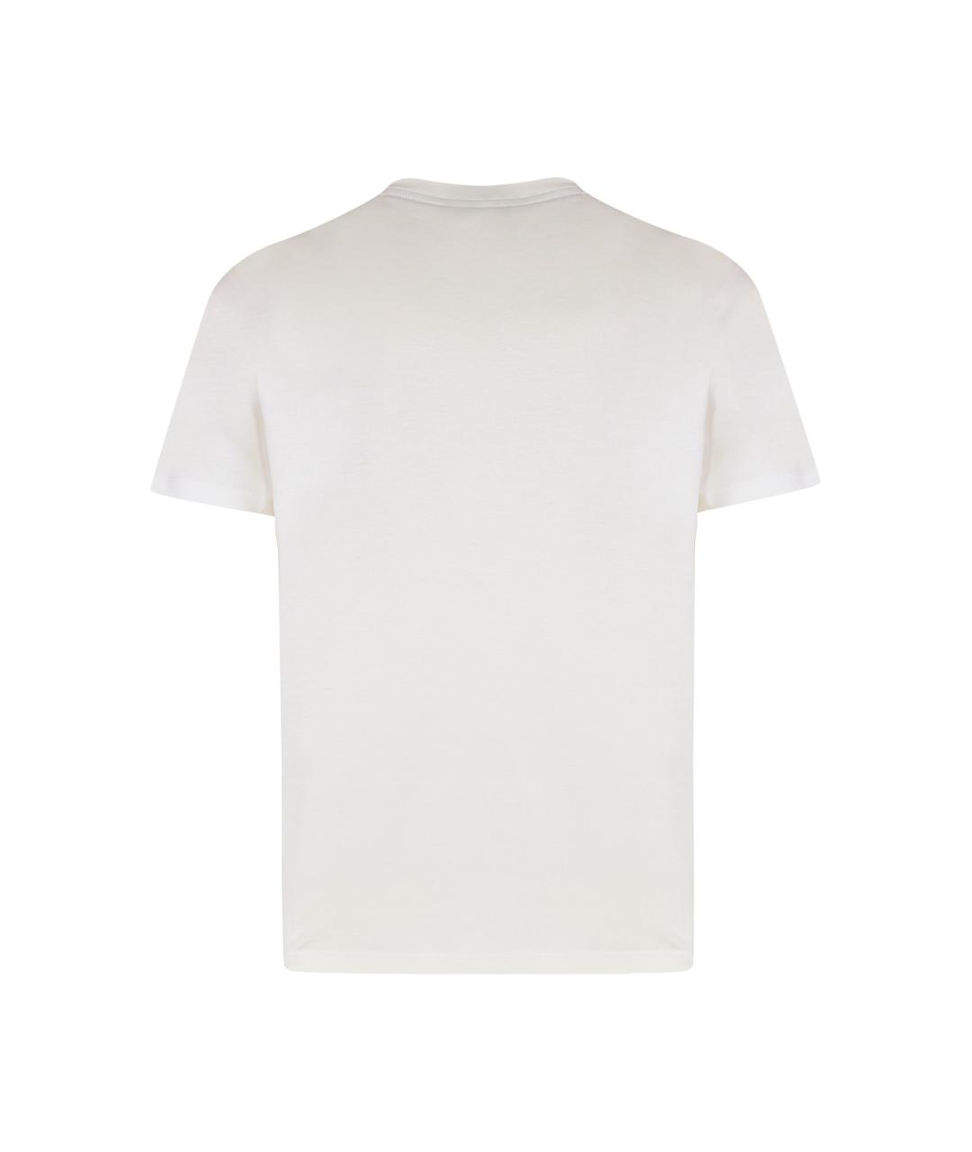 PAUL & SHARK Белая хлопковая футболка, фото 2