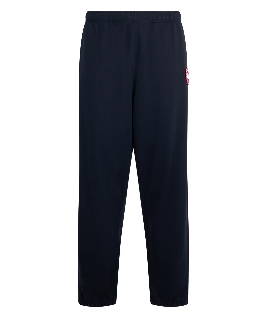 CANADA GOOSE Синие хлопковые повседневные брюки, фото 1