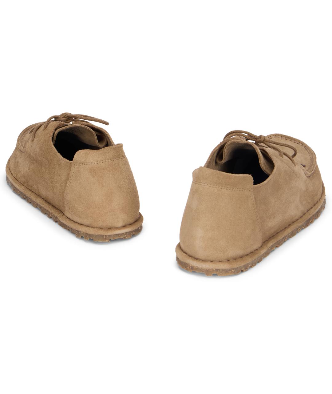 BIRKENSTOCK Бежевые замшевые лоферы, фото 3