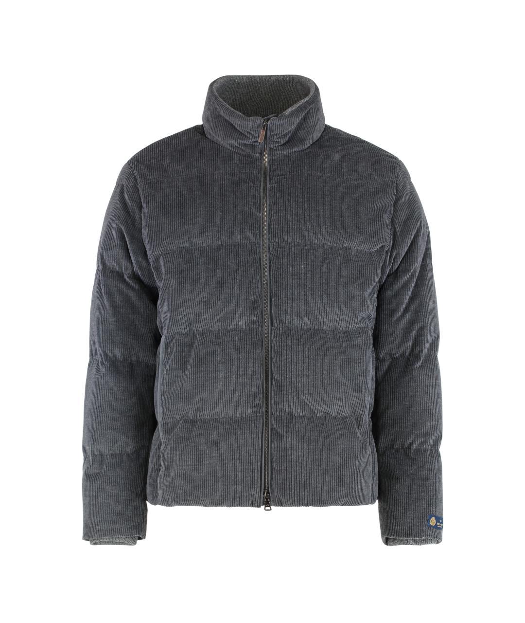 PAUL & SHARK Серый хлопковый пуховик, фото 3