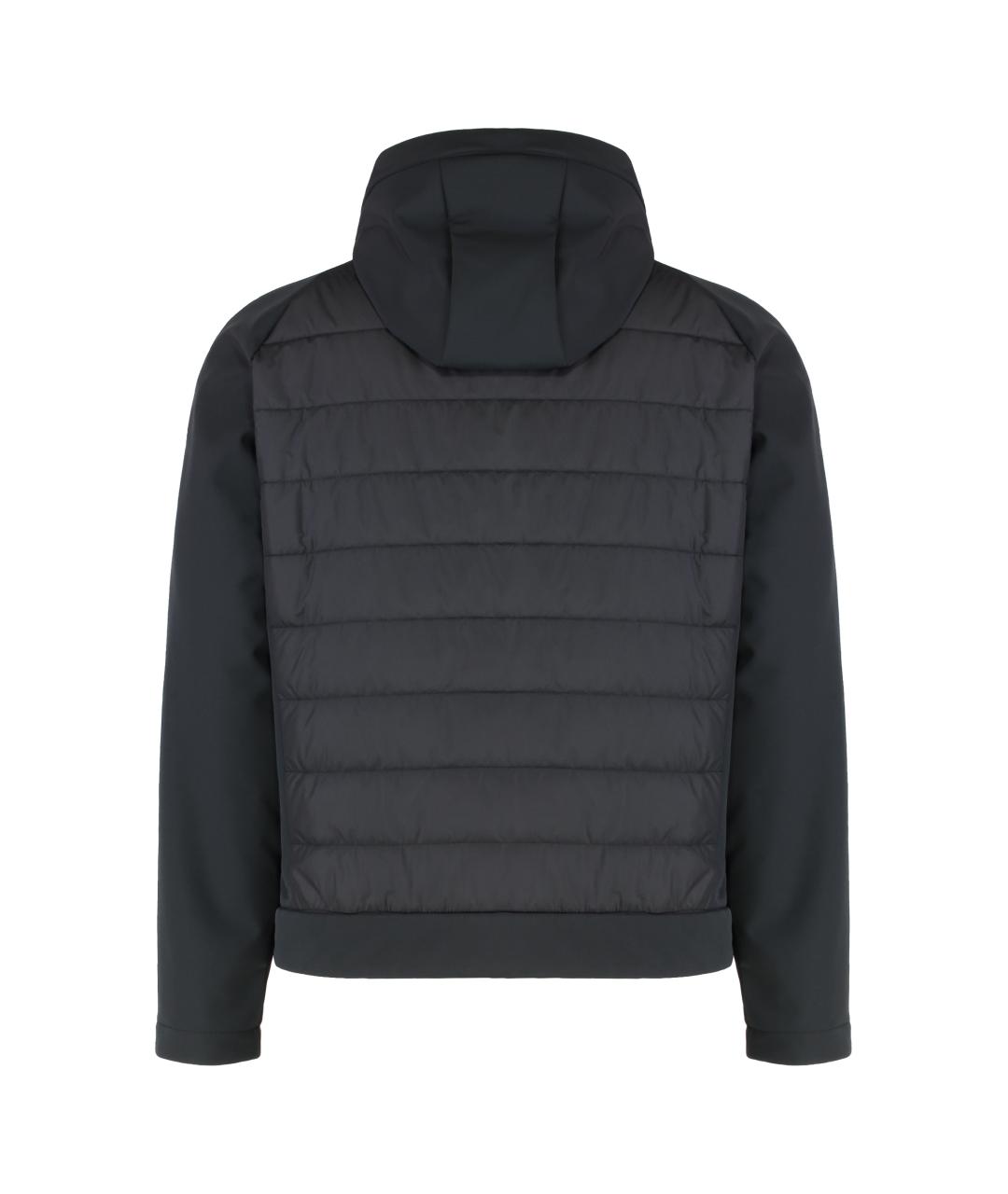 PAUL & SHARK Черная полиэстеровая куртка, фото 2