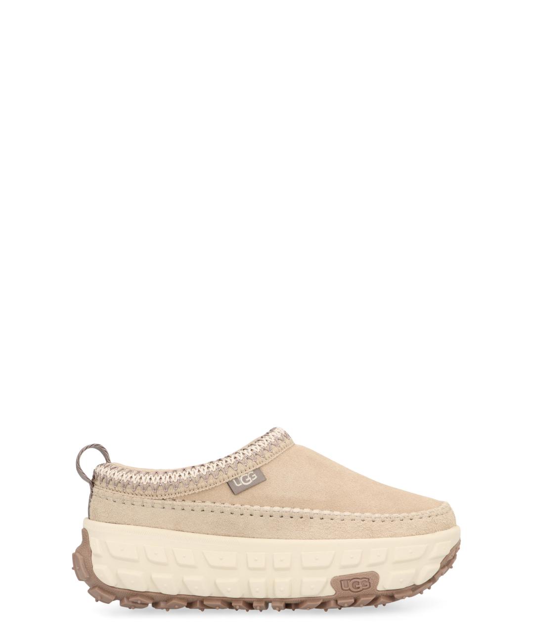 UGG AUSTRALIA Бежевые замшевые низкие ботинки, фото 1