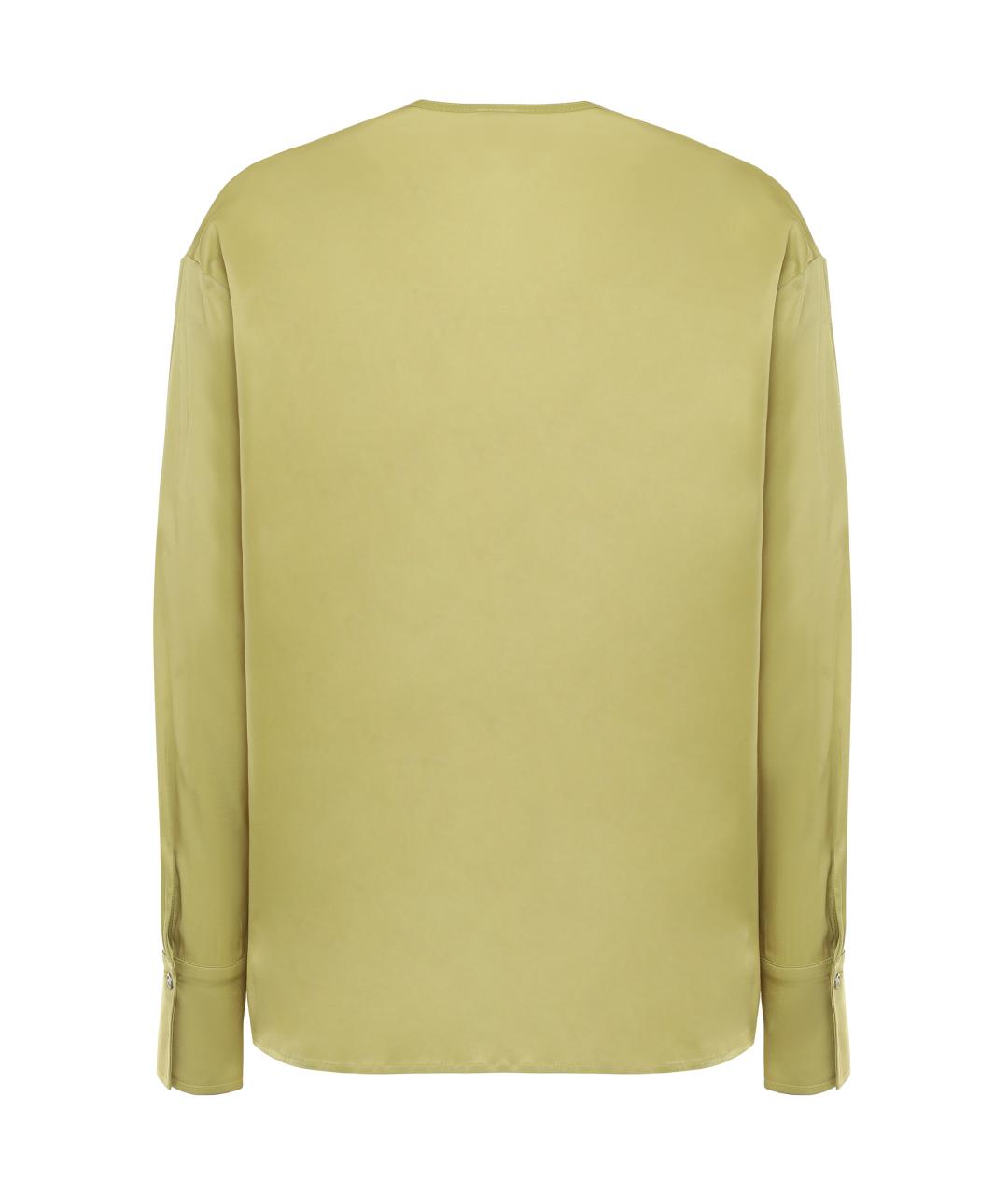 PINKO Зеленая вискозная блузы, фото 2