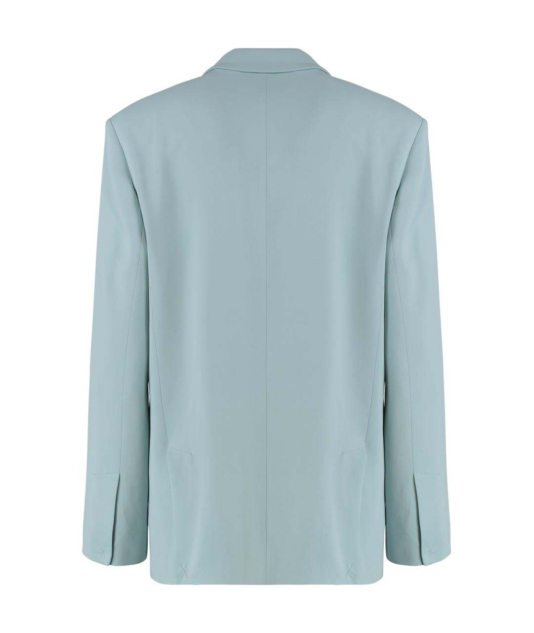 PINKO Голубой вискозный жакет/пиджак, фото 2