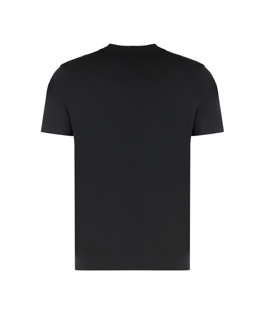 PAUL & SHARK Черная хлопковая футболка, фото 2