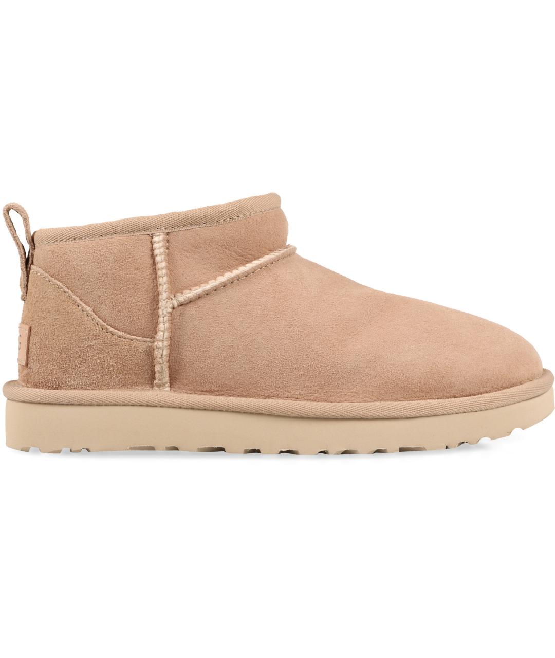 UGG AUSTRALIA Бежевые замшевые ботинки, фото 2