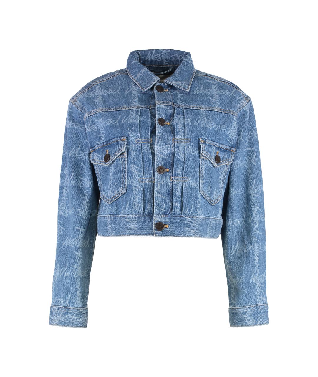 VIVIENNE WESTWOOD Синяя хлопковая куртка, фото 1