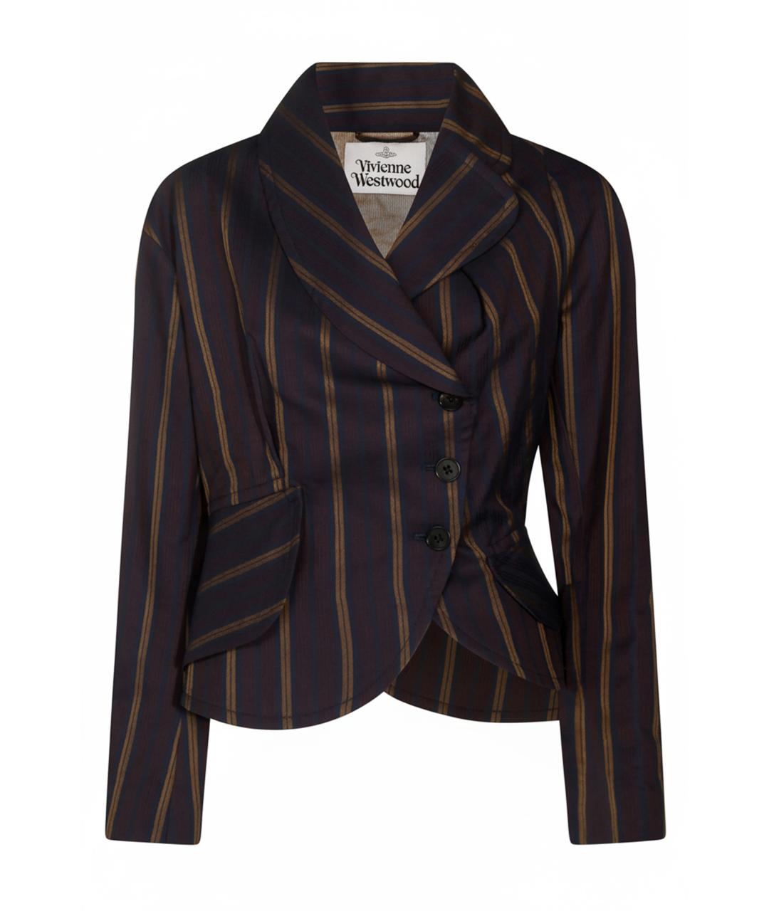 VIVIENNE WESTWOOD Коричневый хлопковый жакет/пиджак, фото 1