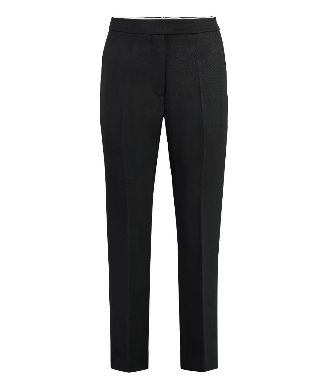 TORY BURCH Черные шерстяные капри, фото 1
