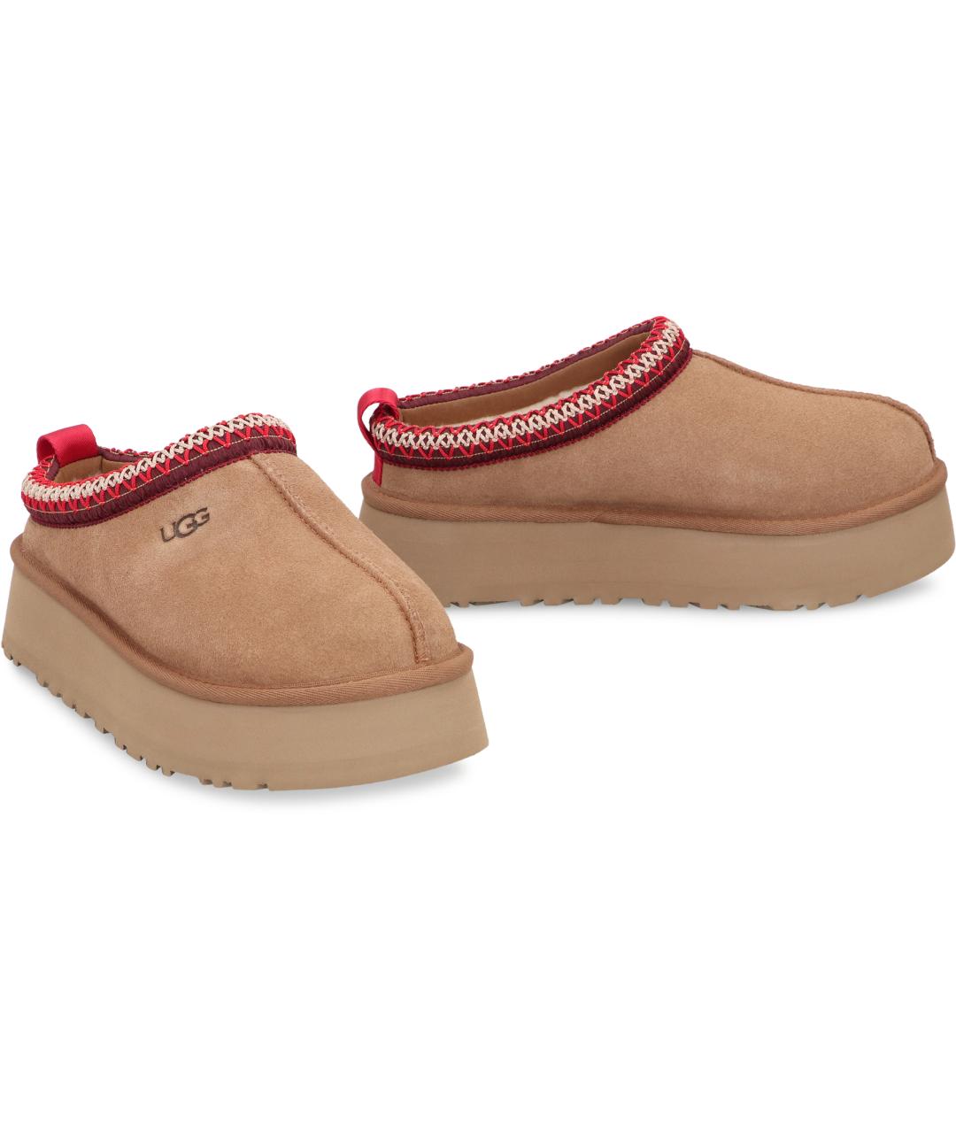 UGG AUSTRALIA Бежевые замшевые мюли, фото 3