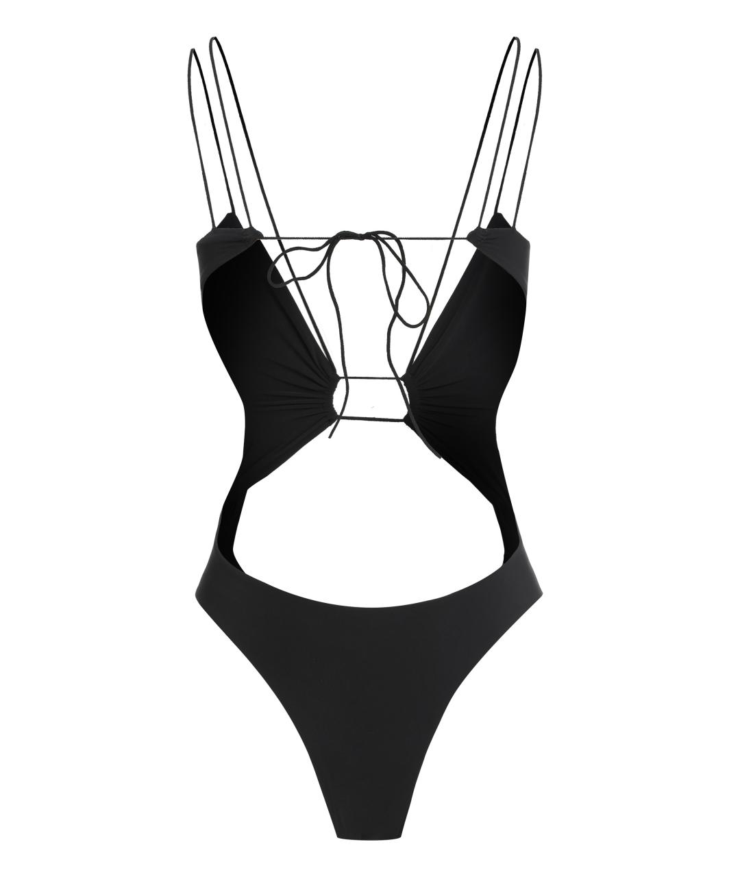 AMAZUIN Черный полиамидовый купальник, фото 2