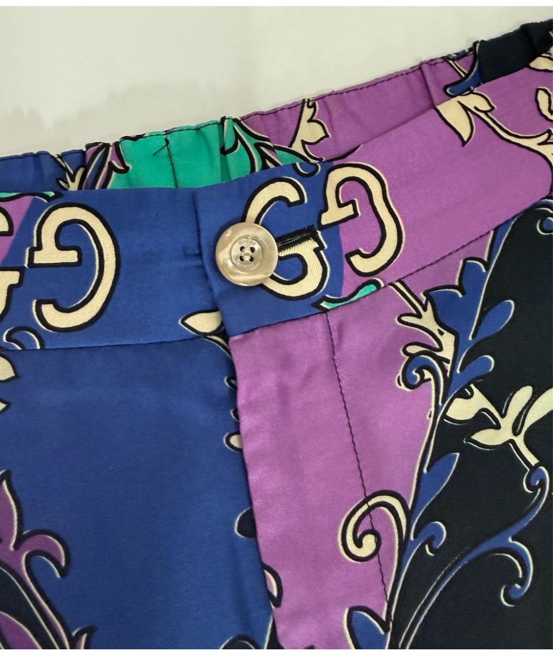 GUCCI Шелковые брюки широкие, фото 3