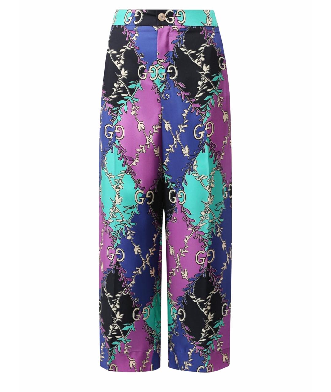 GUCCI Шелковые брюки широкие, фото 1