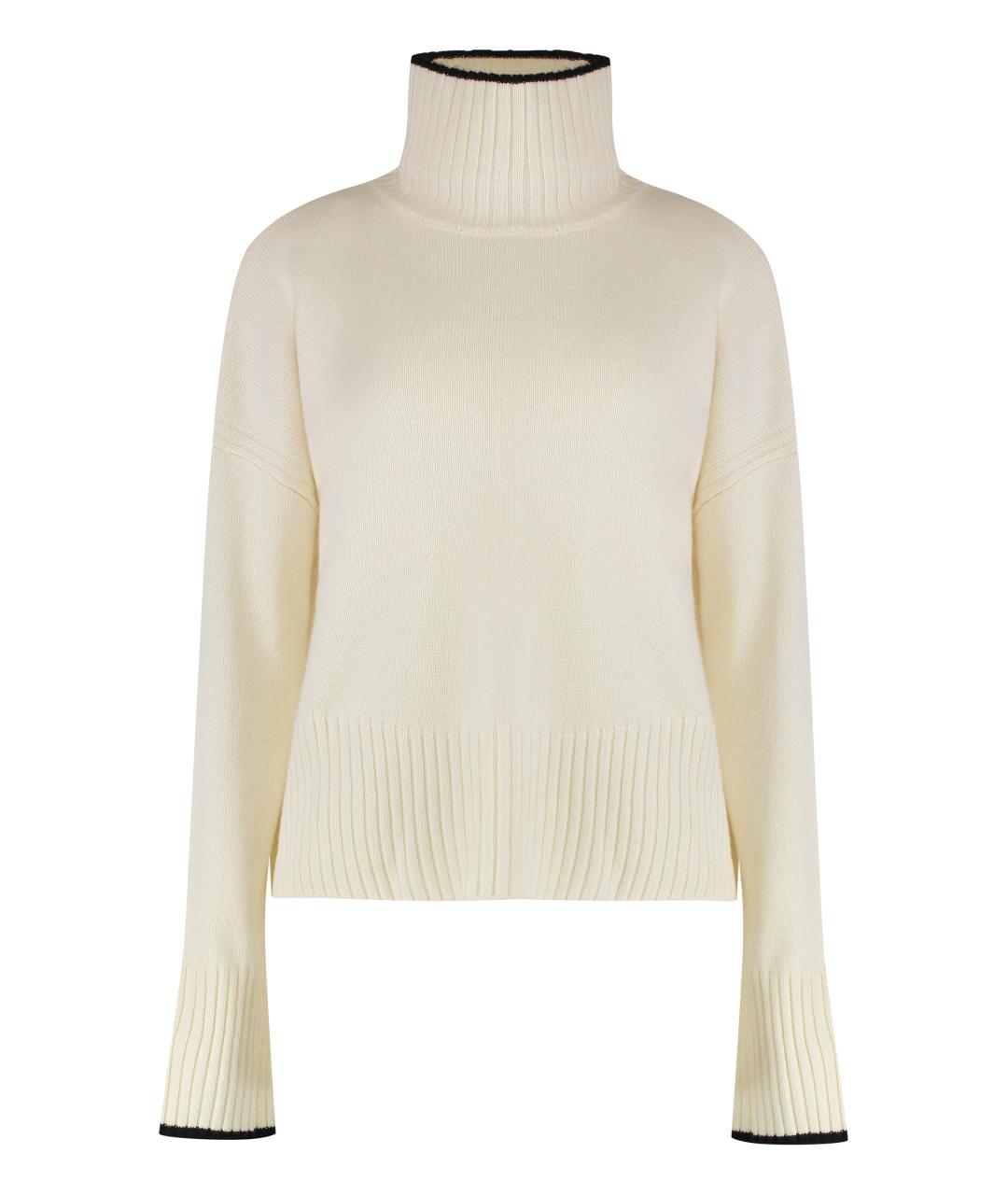 PINKO Белый шерстяной джемпер / свитер, фото 1
