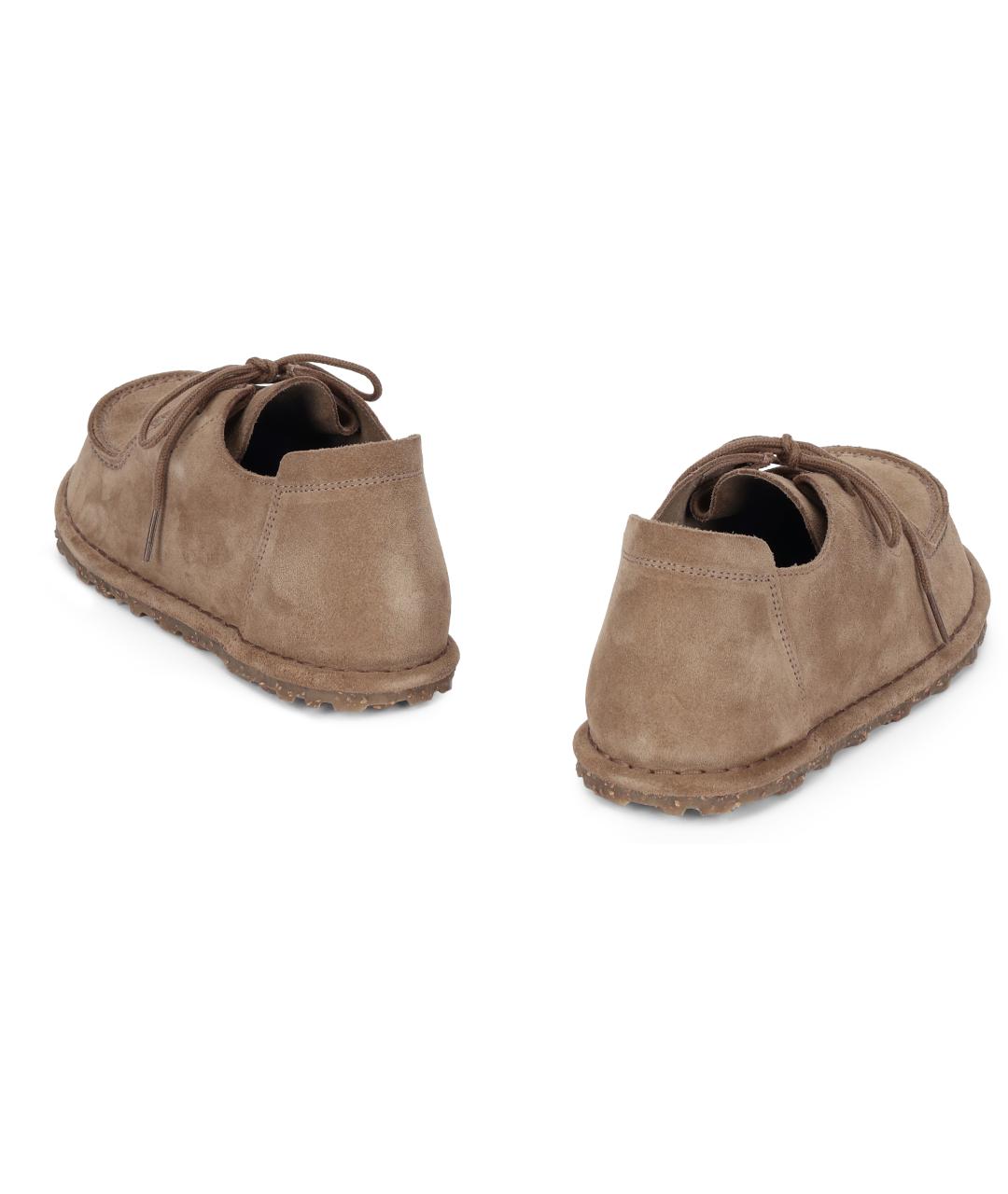 BIRKENSTOCK Коричневые замшевые брогги и оксфорды, фото 4