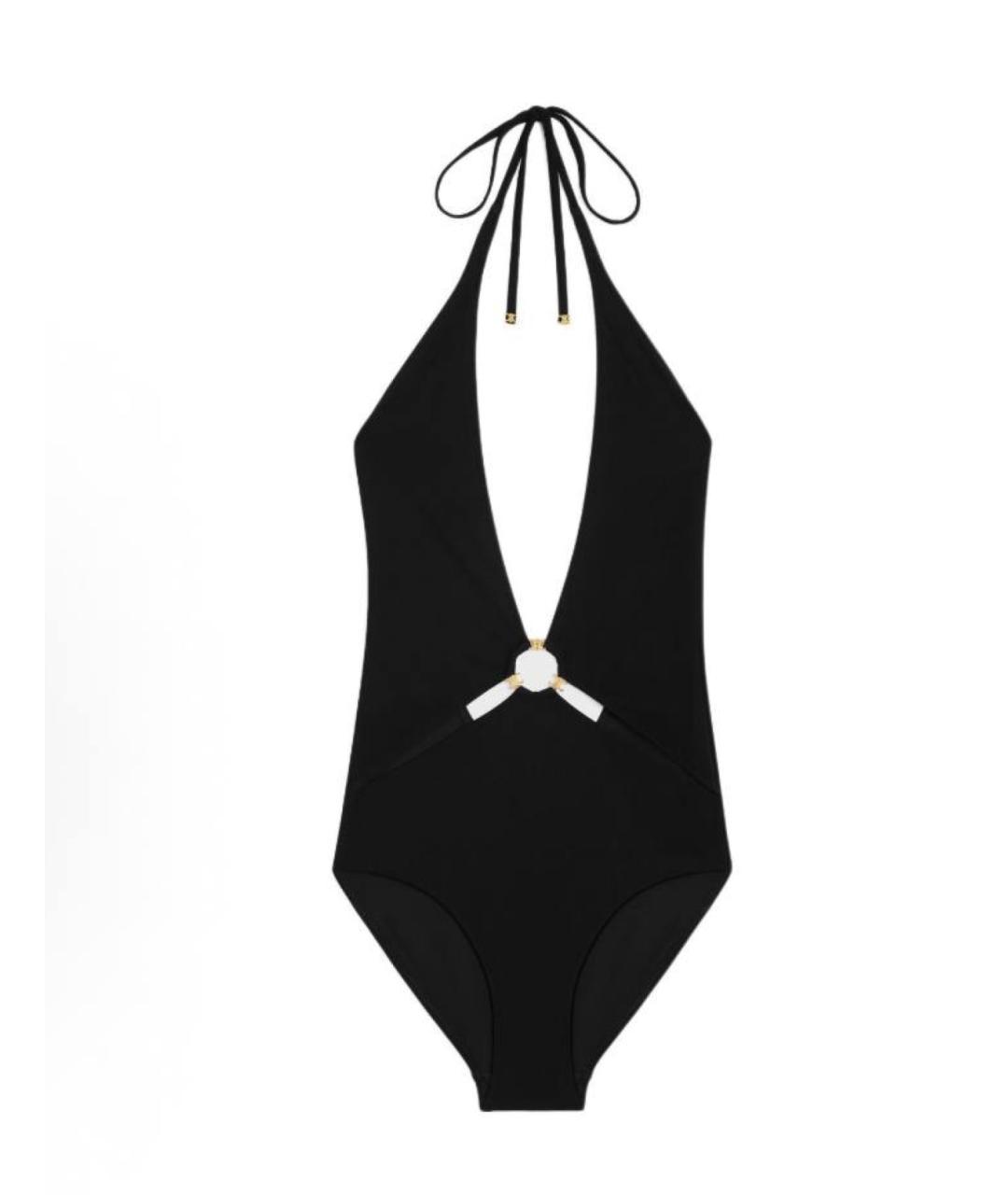 CELINE Черный полиамидовый купальник, фото 2