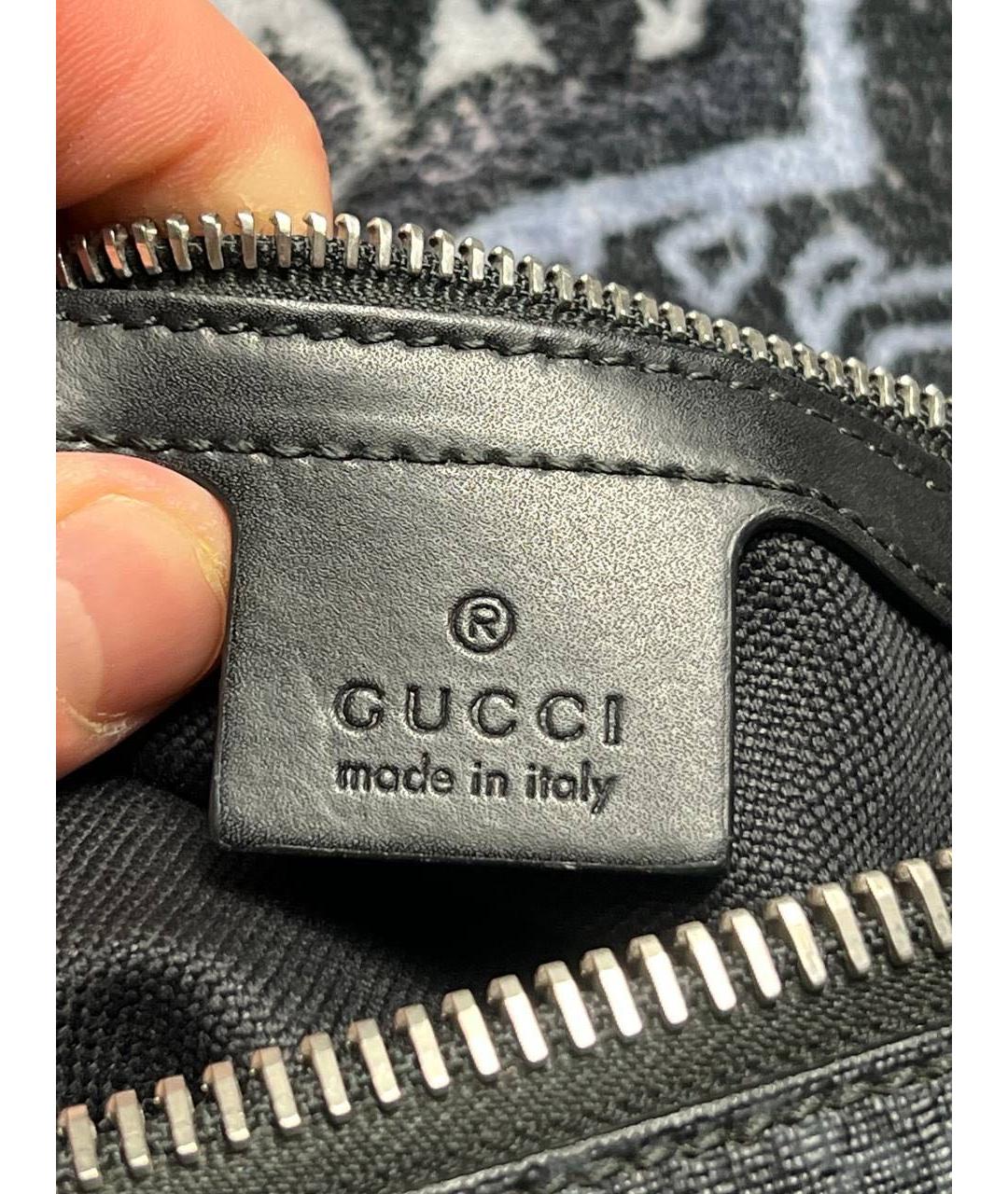GUCCI Черная барсетка, фото 4