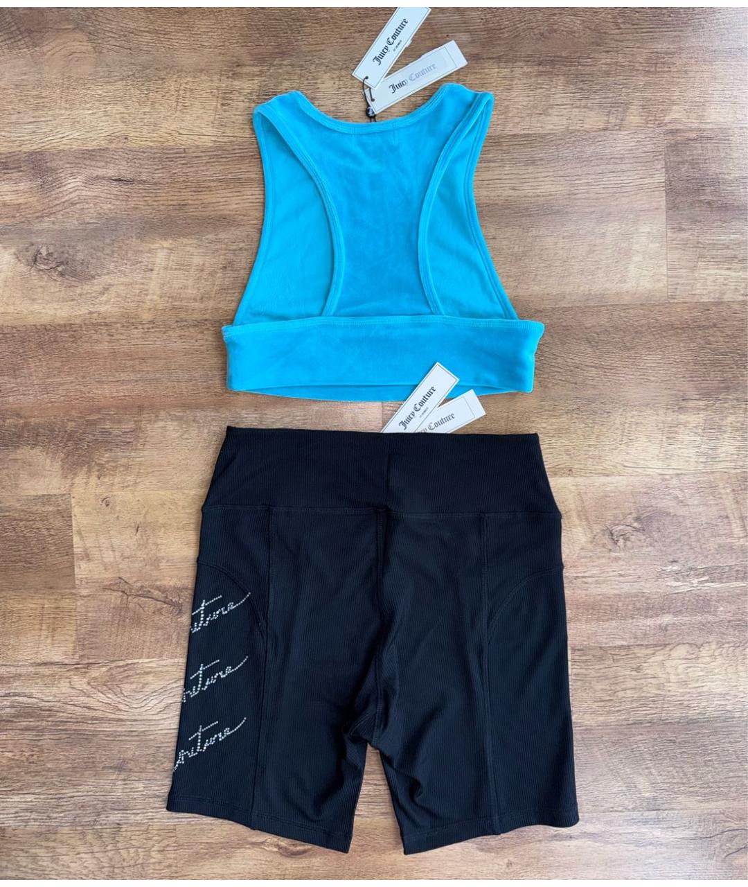 JUICY COUTURE Мульти хлопковые спортивные брюки и шорты, фото 2