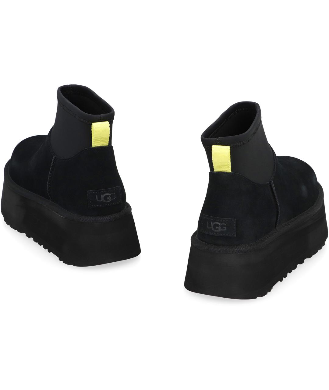 UGG AUSTRALIA Черные замшевые ботинки, фото 4