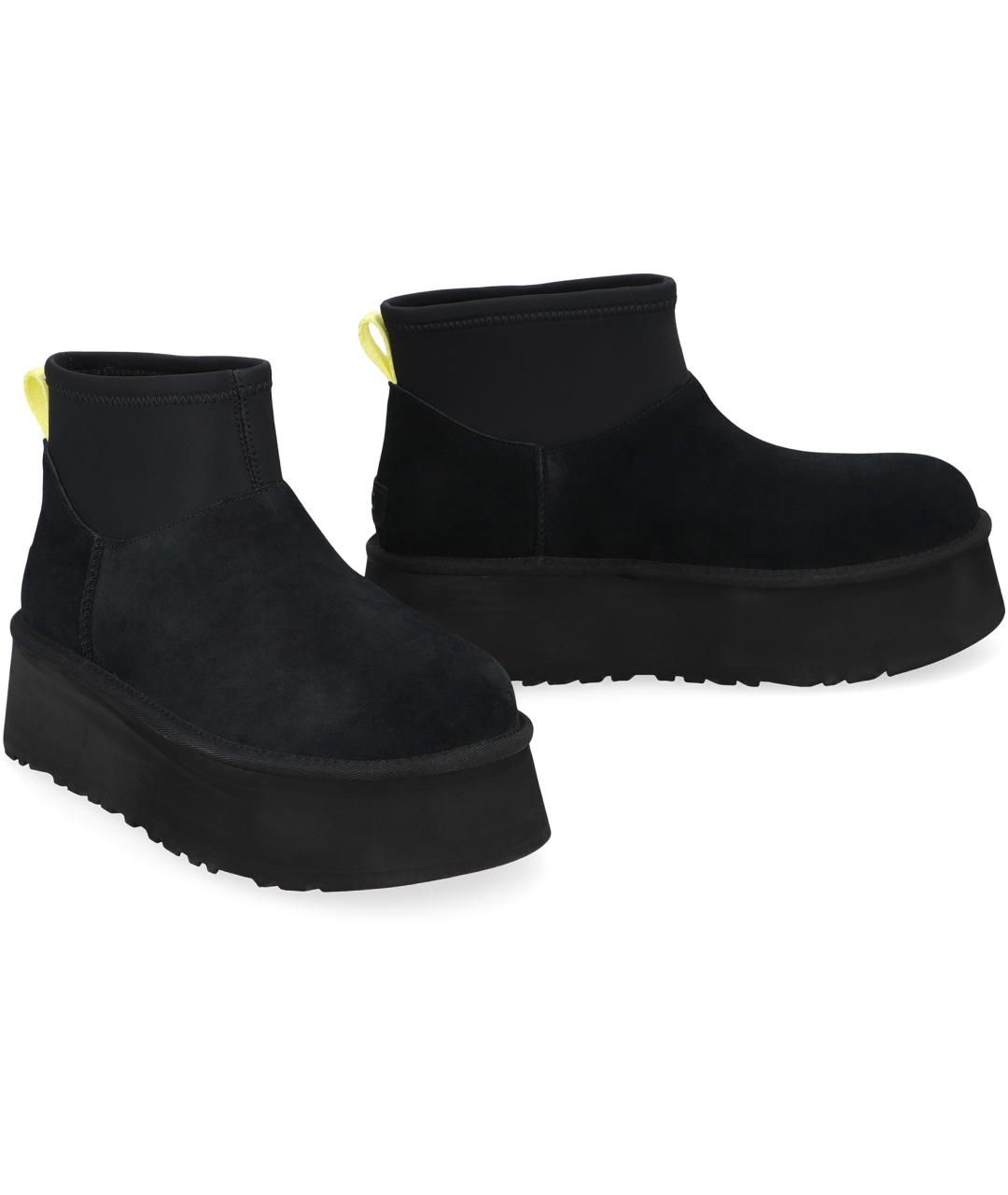 UGG AUSTRALIA Черные замшевые ботинки, фото 3