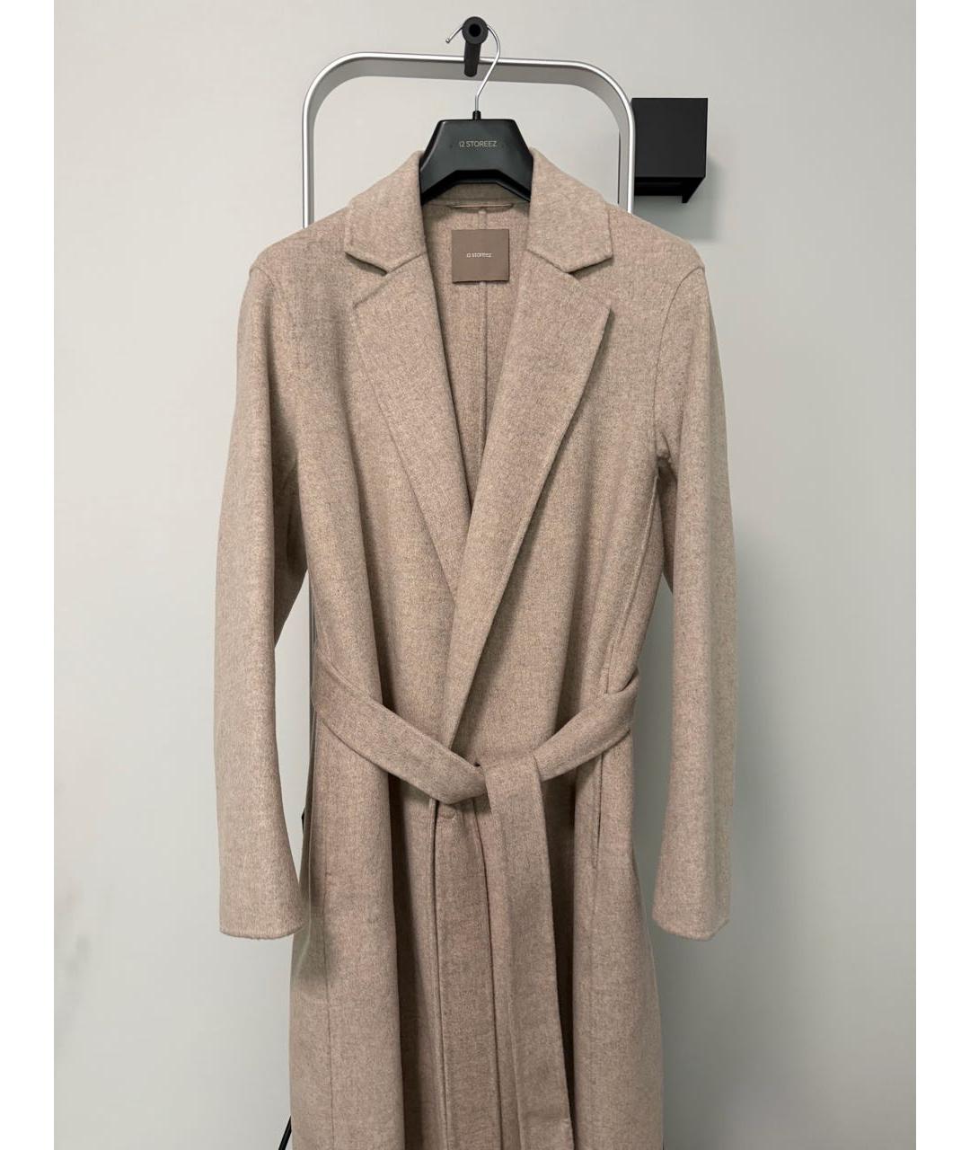 12 STOREEZ Бежевое кашемировое пальто, фото 5