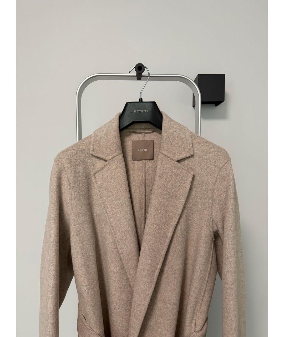 12 STOREEZ Бежевое кашемировое пальто, фото 2