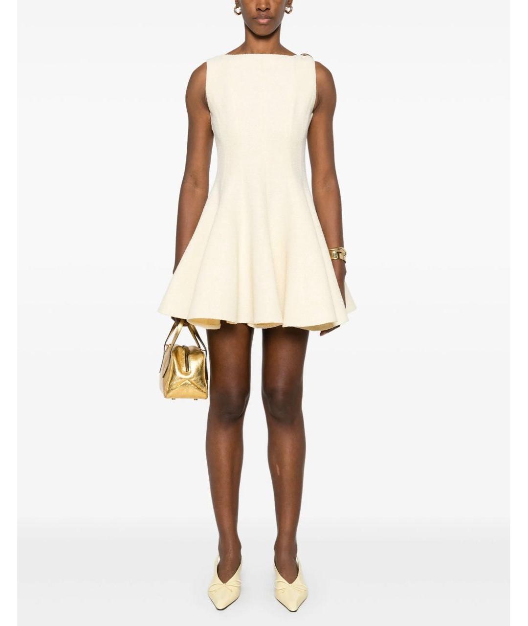 MAJE Золотое коктейльное платье, фото 2
