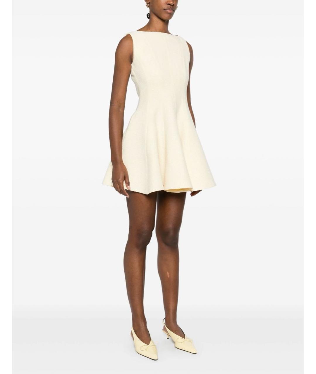 MAJE Золотое коктейльное платье, фото 4